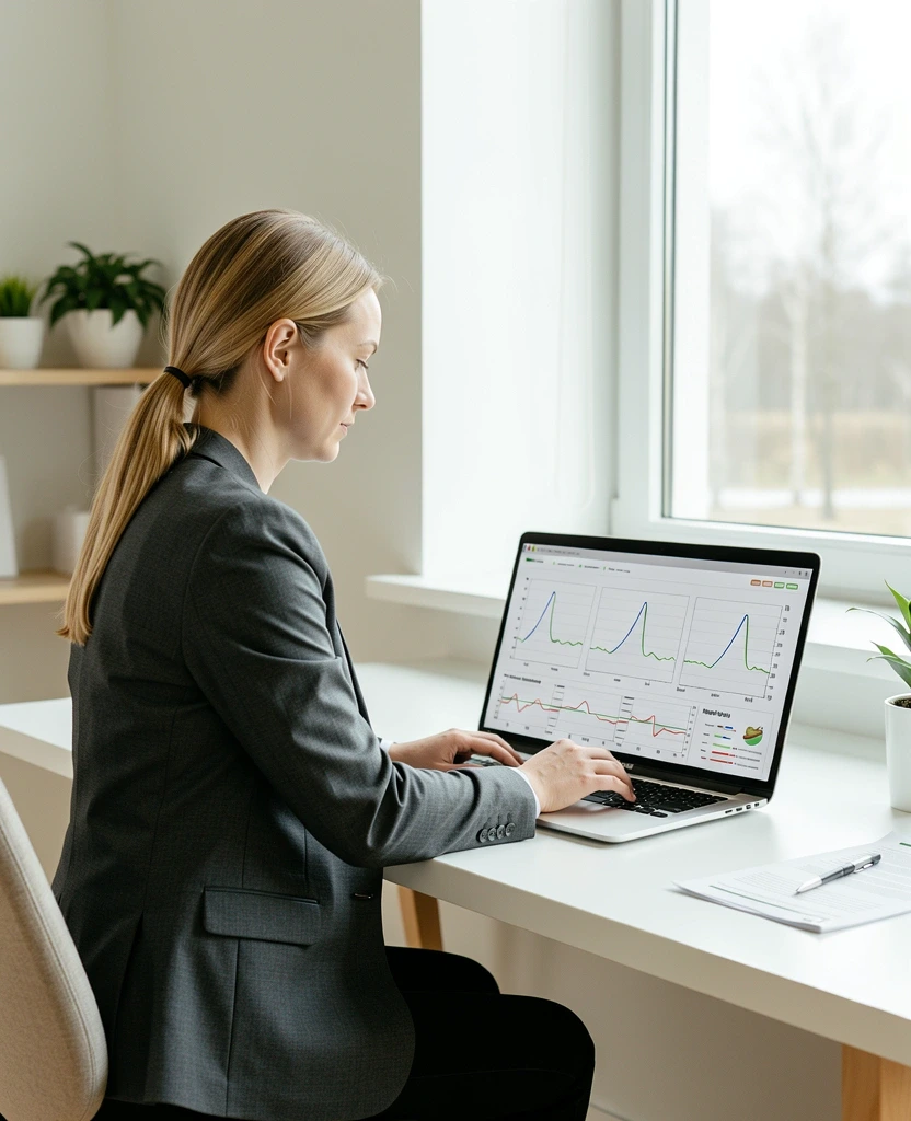 Ravitsemusasiantuntija työssään